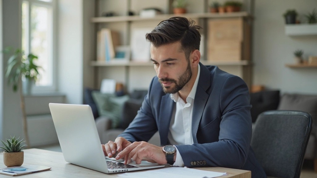 Образ человека, копящего деньги и рассматривающего инвестиционные возможности